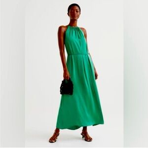 NWT 💥Host Pick💥 H&M Satin Halter Maxi Dress